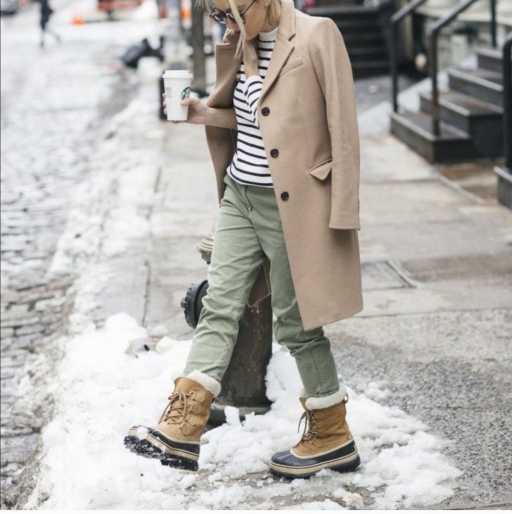 Sorel Caribou Waterproof Insulated Winter Boots, Size 7, With Removable Liners